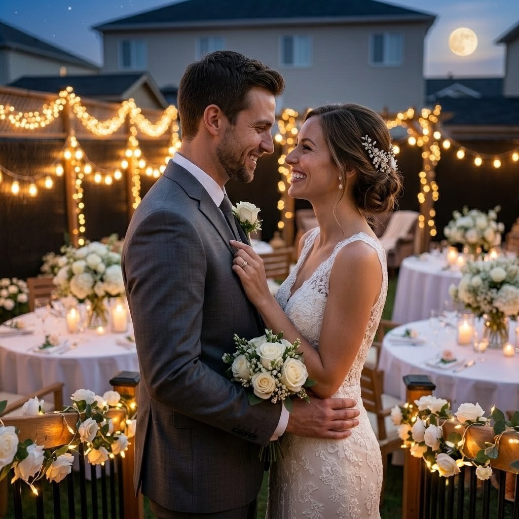 Mariage — décor avec mariés